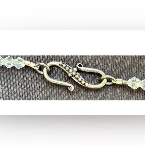 Vintage Swarovski Purple Crystal Aurora Borealis Statement Necklace Choker - Picture 5 of 9